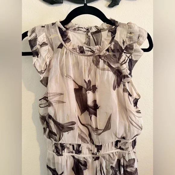 AllSaints Caylan Iris Mini Dress. Size 4 - Picture 2 of 6